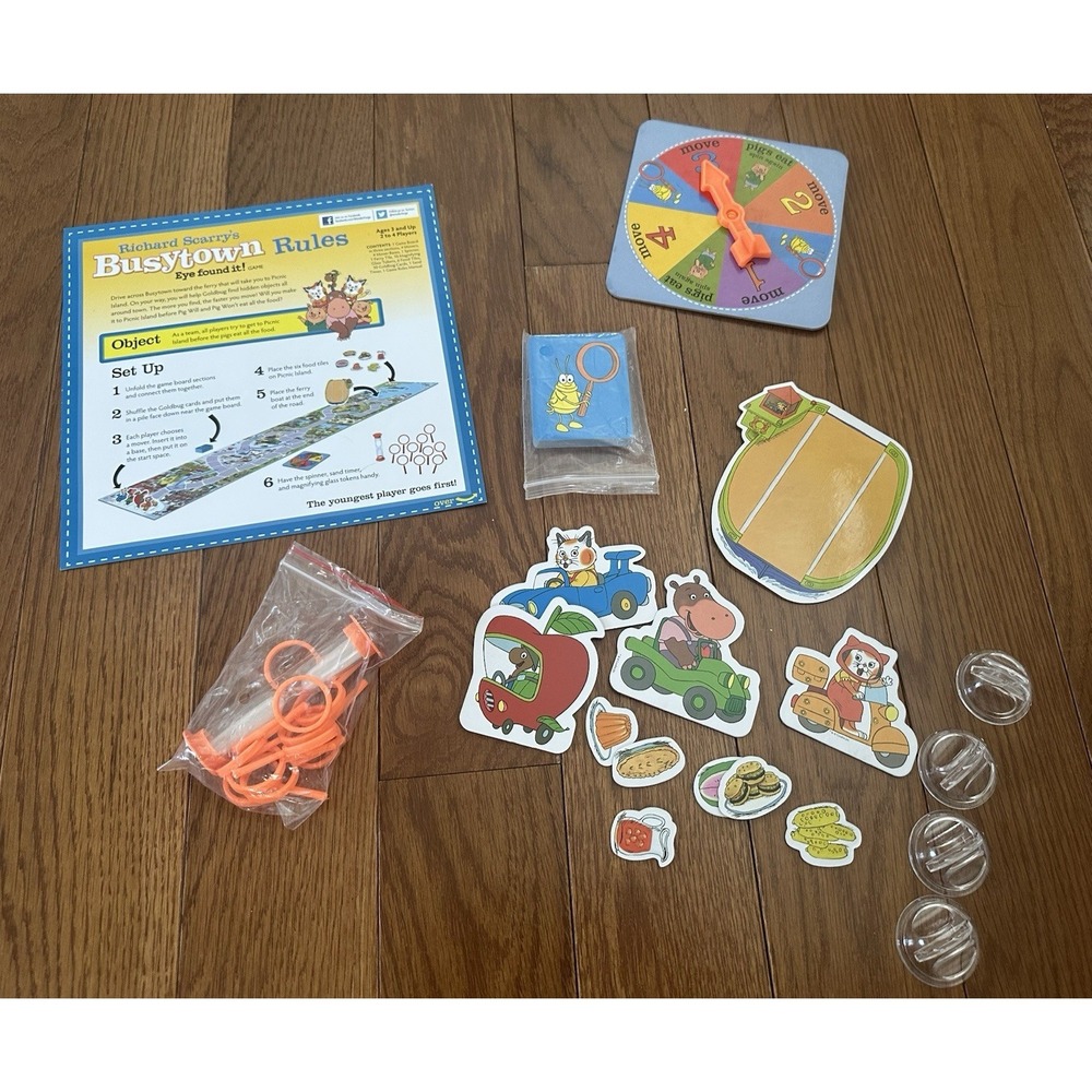 Richard Scarry's Busytown Eye Found It Game COMPLETE I Can Do It 2011 Kids - Picture 3 of 5